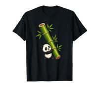 Kawaii Baby Panda Umarmung Big Green Bamboo T-Shirt