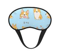 Kawaii Corgi - süßer Hund,Vollständige Augenabdeckungen, lichtundurchlässige Schlafmasken, Verdunkelungs-Augenschützer