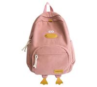 Kawaii Enten Rucksack für Damen Teenager Mädchen, groß Cord Rucksäcke Daypacks Damen Rucksackhandtaschen Schulrucksack Reiserucksack für Lässig Schule Travel Wandern