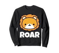 Kawaii Löwe Roar Süßes Löwen Motiv Kinder Jungen Mädchen Sweatshirt