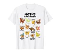 Kawaii Moths of The World Collection Niedliche T-Shirt
