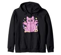 Kawaii Pastell Goth Cute Cat Kawaii Anime Aesthetic Kapuzenjacke