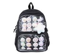 Kawaii-Rucksack Mit Pin-Display-Einsätzen für Pins - Süßer Tagesrucksack für Schule, Wandern - Itabag für Mädchen, Frauen und Männer