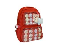 Kawaii-Rucksack, Pin-Display-Rucksack mit Einsätzen for Pins, süßer Rucksack for Mädchen, Frauen und Männer, Rucksack mit Einsätzen for die Schule, Tagesrucksack, Itabag, Wandertagesrucksack, Tasche f