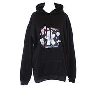 Kawaii-Story TS-349-1 Schwarz Teddy Bär Grafik Hoodie Sweatshirt Pullover Pastel Goth