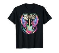Kawaii Wellness Rockstar Yoga Expert Fitness OT Club PTA T-Shirt