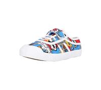 kawasaki Kinderschuhe Cartoon Sneaker Kids met een hoog katoengehalte, mehrfarbig, 35 2084 Strong Blue