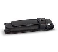 Kaweco 1er Laschen Leder Etui I Stifte Etui für 1 Sport Pen I Schreibetui aus echtem Leder mit dezentem Metall Logo I schicke & Klassische Stifttasche I Stiftetui 10,3 x 2,5 x 2,4 cm in schwarz