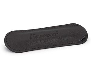 Kaweco Eco 2er Leder Etui Brandy I Stifte Etui passend für die Liliput Serie I Schreibetui aus echtem Leder mit schöner Prägung I schicke & Klassische Stifttasche I Stiftetui 10,7 x 3,6 cm