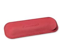 Kaweco 2er Leder Etui I Stifte Etui passend für die Sport Serie I Schreibetui aus echtem Leder mit schöner Prägung I schicke & klassische Stifttasche I Stiftetui 12 x 4,6 cm in Chilli Pepper
