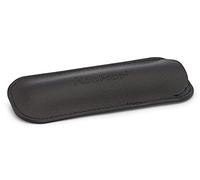 Kaweco Eco 2er Leder Etui Schwarz I Stifte Etui passend für die Sport Serie I Schreibetui aus echtem Leder mit schöner Prägung I schicke & Klassische Stifttasche I Stiftetui 12 x 4,6 cm