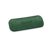 Kaweco Eco 2er Velours-Leder Etui Green I Stifte Etui passend für die Sport Serie I Schreibetui aus echtem Leder mit schöner Prägung I schicke & Klassische Stifttasche I Stiftetui 12 x 4,6 cm