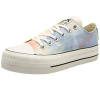 British Knights Damen Kaya Low Sneaker, Salmon/Baby Blue TIE DYE, 37 EU