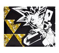Kazuki Takahashi Yu-Gi-Oh! Millennium-Auge Geldbörse/Geldbeutel Zweifach Faltbarer Ausweis- & Kartenhalter, Schwarz