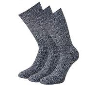 KB Socken 5 Paar Wollsocken Damen & Herren - warme Thermosocken für Winter & Wandern, dicke Norwegersocken, weiche Wintersocken, kuschelige Arbeitssocken - Größe 39-50