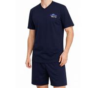 KB Socken Herren Schlafanzug kurz - 100% Baumwolle - leicht & atmungsaktiv - Sommer Pyjama M-3XL