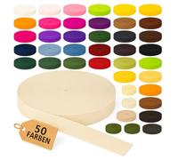 KBBB Gurtband 2m oder 5m lang - 50 Farben Breiten: 10mm 15mm 20mm 25mm 30mm 40mm 50mm Polypropylen