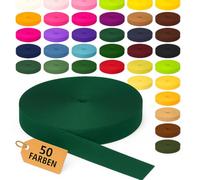 KBBB Gurtband 2m oder 5m lang - 50 Farben Breiten: 10mm 15mm 20mm 25mm 30mm 40mm 50mm Polypropylen