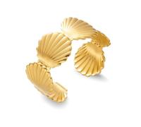 KBRPEY Armreif Gold Damen Elegantes Design Offenes Armband Schmuck für Frauen Perfekt für Besondere Anlässe und Alltag