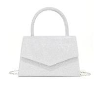 KBRPEY Clutch Abendtasche für Damen Glitzer Handtasche mit Abnehmbarer Kette Klein Clutches Handtasche Geldbörse Handtaschen für Hochzeit Party Cocktail Abschlussball Bankett Urlaub