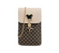KBRPEY Handytasche Damen Zum Umhängen Kleine Umhängetasche mit Kette Anti Diebstahl Crossbody Bag Handy Tasche Klein Portemonnaie Teenager Mädchen Handyumhängetaschen
