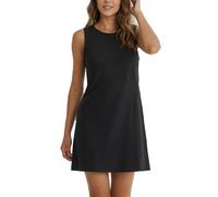 KBRPEY Sommerkleid Damen Elegant Kleider Knielang Ärmellos Boho Sommer Strandkleider Minikleid Teenager Mädchen Festlich Kleider Blumen Drucken Kleid A-Linie Kurz Sommerkleid mit Taschen