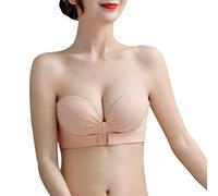 KBRPEY Trägerloser BH Push up Bandeau Strapless Bra mit Guter Halt Selbstklebend Rückenfrei BHS Trägerlos für Abendkleider Hochzeit Party Unsichtbar Bustier