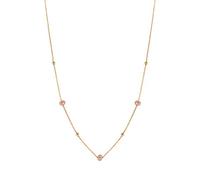 KCHSRKHXC Anhänger Halsketten natürliche Perlen Halskette Weibliche leichte Luxus sterling Silversilver Netto Rottemperament hohe Sinne Schlüsselbeinkette für Frauen