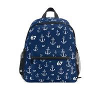 Kcldeci Kleinkind-Rucksack für Mädchen und Jungen, Anker 67, Kindergarten, Grundschule, Kinder, Schultasche, Büchertasche, S-M, Anchor 67, M, Tagesrucksack