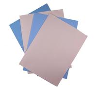 KCS 4 Stück 30 x 45 cm 14 CT Baumwolle Aida-Stoff Kreuzstich Stoff (hellblau + pink)