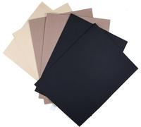 KCS Aida-Stoff, 14 CT, Baumwolle, Kreuzstich, 6 Stück, 30 x 45 cm, Khaki + Braun + Schwarz