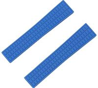 KDEGK 18 mm 19 mm Uhrenarmband für Patek-Armband für Philippe-Gürtel Damen Aquanaut 5067A 491PTK Gummi-Uhrenarmband(Light Blue strap,18mm with buckle)