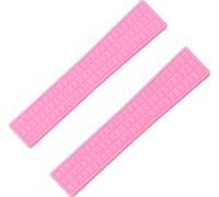 KDEGK 18 mm 19 mm Uhrenarmband für Patek-Armband für Philippe-Gürtel Damen Aquanaut 5067A 491PTK Gummi-Uhrenarmband(Pink strap,19mm no buckle)