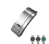 KDEGK Für Rolex Submariner OYSTERFLEX GMT 20mm Uhrenarmband 904L Edelstahl Glide Faltschließe Uhrenarmband(Clasp)