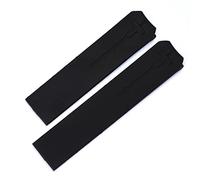 KDEGK Für Tissot T-TOUCH T013 T047 20mm Weiches Silikon Gummi Uhrenarmband Schwarz Orange Sport Wasserdichtes Uhrenarmband T091 T013420A(Black-No buckle)