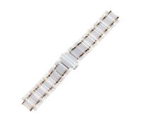 KDEGK Keramik-Uhrenarmband für Guess-Uhrenarmband, Light Plus, Edelstahlarmband, 23 x 14 mm, 23-14mm, Azetat, Kein Edelstein