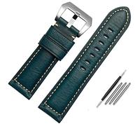 KDEGK Leder-Uhrenarmband für Herren, geeignet für Panerai Seiko Citizen Jeep, italienische Leder-Uhrenkette, 22 mm, 24 mm, 26 mm, 24mm, Azetat, Kein Edelstein