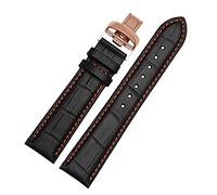 KDEGK Uhrenarmband aus echtem Leder für Mido Multifort M005 Serie M005930, 23 mm, mit Edelstahl-Schmetterlingsschnalle, 18mm, Azetat, Kein Edelstein