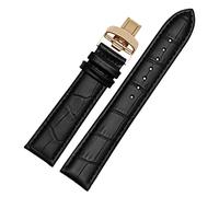 KDEGK Uhrenarmband aus echtem Leder für Mido Multifort M005 Serie M005930, 23 mm, mit Edelstahl-Schmetterlingsschnalle, 23mm, Azetat, Kein Edelstein