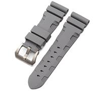 KDEGK Uhrenarmband für Panerai Submersible Luminor PAM Uhrenarmband aus Naturgummi, 26 mm, Schwarz / Blau / Rot / Orange, 26mm S B, Azetat, Kein Edelstein