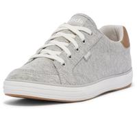 Keds Center III Damen-Sneaker mit Schnürung, Segeltuch, Graues Jersey, 5