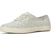Keds Champion Damen-Sneaker aus Segeltuch, Schnürschuh, Egret Seed Stripe, 39 EU