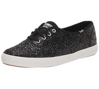 Keds Champion Damen-Sneaker mit Glitzer, Schwarzer Glitzer, 6