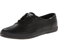 Keds Champion Leather, Damen Sneakers, Schwarz (Black), 37 EU