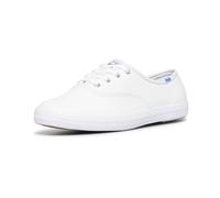 Keds Champion Leather, Damen Sneakers, Weiß (White), 40.5 EU