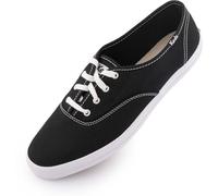 Keds Champion Org Core Canvas Damen Sneaker, Schwarz, 6.5 UK