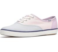 Keds Champion Seasonal Fashion Sneaker für Damen, Pink/Blau/Lila Colorblock-Leinwand, 40.5 EU