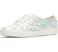 Keds Champion Seasonal Fashion Sneaker für Damen, Schneeweiß/schillerndes Segeltuch, 37.5 EU