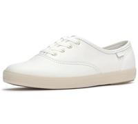 Keds Champion Seasonal Fashion Sneaker für Damen, Schneeweißes Leder, 36 EU Weit