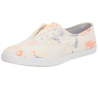 Keds Damen Chillax Slip on Sneaker, Weiß/Pfirsich-Spritzer, 39 EU
